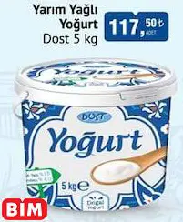 DOST YARIM YAĞLI YOĞURT